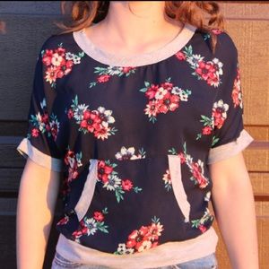 Floral short sleeve